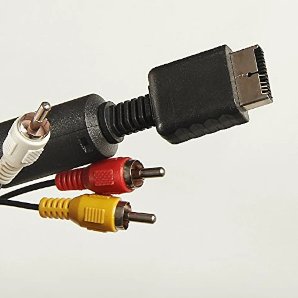 Generic PlayStation PS3 PS2 PS1 Console System AV Audio Video Cable Cord 8Z - Image 2 of 3