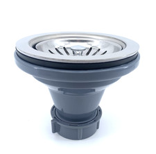 Kitchen Sink Strainer Assembly 3.5" Opening Stainless Steel Basket Drain NEW