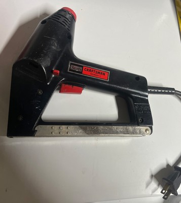 #ad Sears Craftsman Electric Power Stapler Model #193.684710 Staple Gun Nailer $5.99
