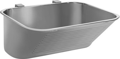 Ausgussbecken 1-Becken Einbau oder Wandmontage, Satin
