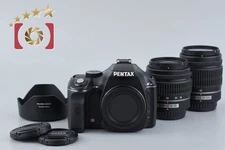 "Shutter count 5,761" Pentax K-m 10.2 MP DSLR 18-55 50-200 Lenses