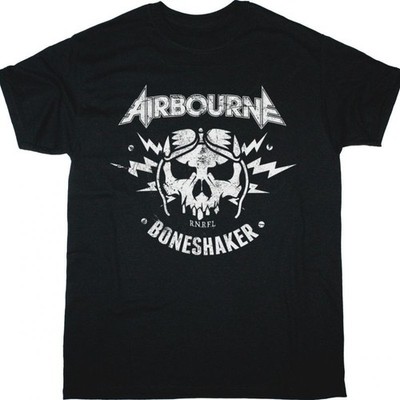 Airbourne Boneshaker Black Rock Band Graphic Tee Shirt New Official Merch