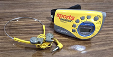 Sony Sports Walkman SRF-M78 Portable FM/AM Radio w/ Armband  MDR-W10 Earphones