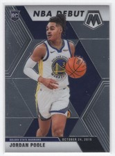 #261 2019-20 Mosaic BASE / Jordan Poole Golden State Warriors