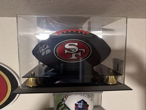 Jerry Rice San Francisco 49ers Signed Football Beckett Authenticated