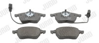 Jurid 571982J Bremsbelag Satz FüR Scheibenbremse ATE FüR Audi Seat Skoda VW