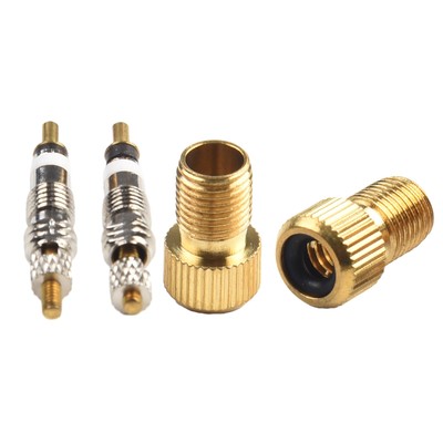 Brand New Valve Core -Presta To -Schrader -Presta Valve Adaptor Bicycle Brass