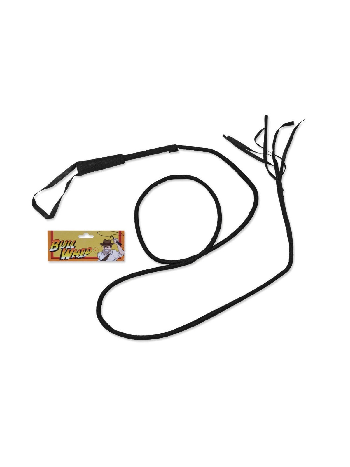 Adult Bull Whip Fancy Dress Accessory Cowboy Western Ringmaster Lion Tamer