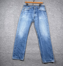 Vintage Levis 501xx Jeans Mens 35x36 (Fits 32x32) Made in USA Button Fly 90s