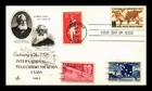 US COVER INTERNATIONAL TELECOMMUNICATION UNION CENTENARY FDC COMBO ARTCRAFT
