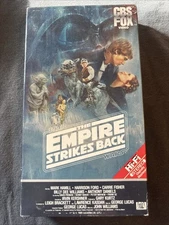 Star Wars: The Empire Strikes Back (VHS 1984) CBS Fox Video Red Label Hi-Fi - VG