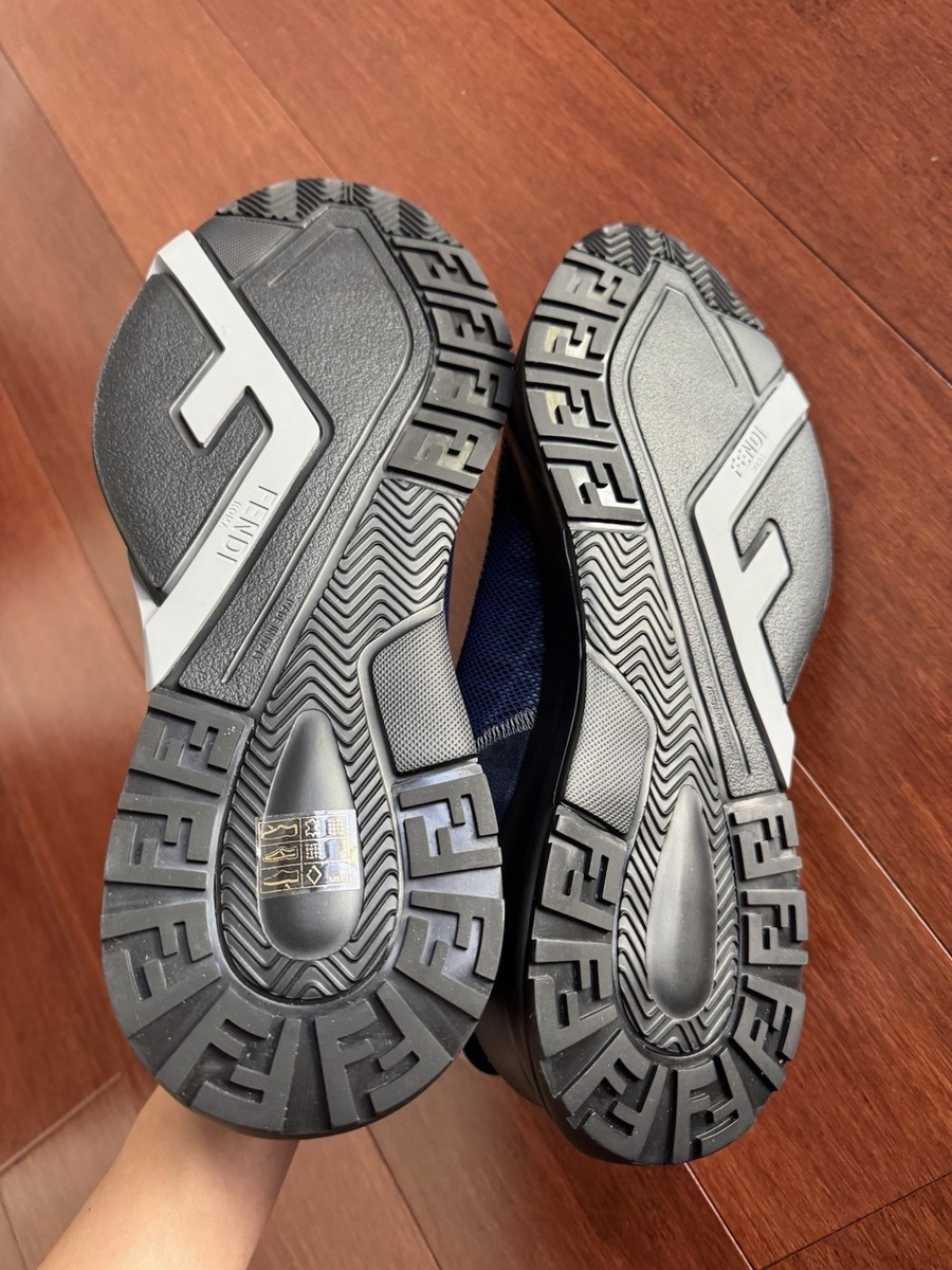 Final Drop Won't Relist Fendi Men Flow FF Logo Low Top Sneakers