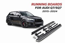 AUDI Q7/SQ7 SIDESTEPS NEW REINFORCED 2015-2024 ALUMINIUM ABS