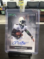2025 Pulse Foundry Football Ronnie Brown Auto Green /30