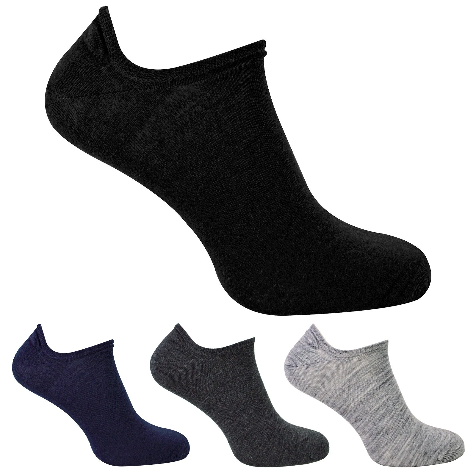 Mens Merino Invisible No Show Socks by Steven , Wool Socks for Winter