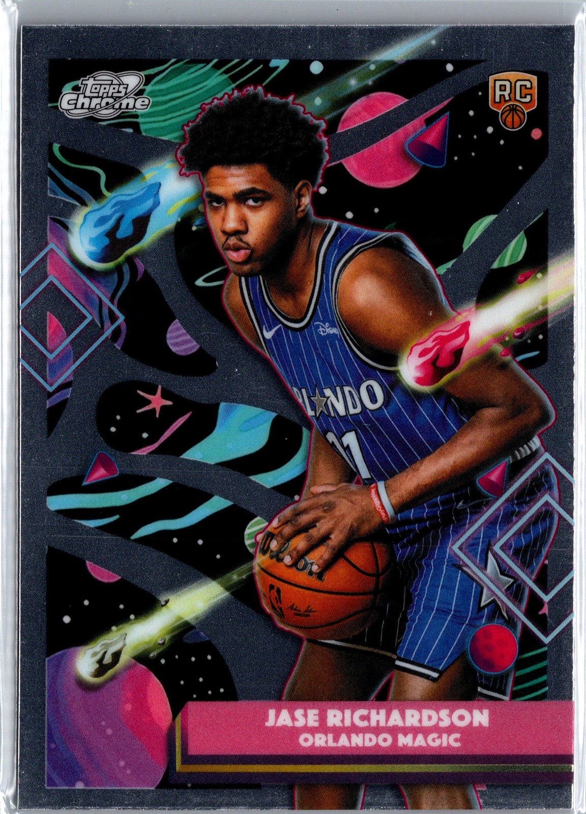 2025-26 Topps Chrome Cosmic #144 Jase Richardson