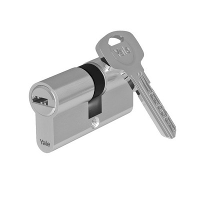 Yale Europrofil Zylinder 30/40mm Nickel matt mit Notfunktion 1000 PLUS