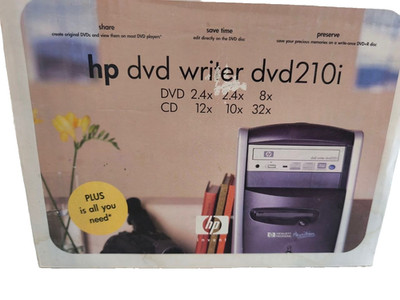Vintage HP DVD Writer dvd210i Internal IDE Drive Q2116A BRAND NEW FACTORY SEALED