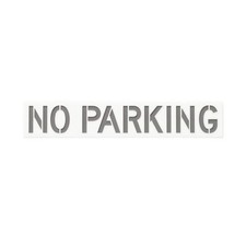 No Parking Stencil Reusable Pavement Marking Stencil Large for Asphalt,