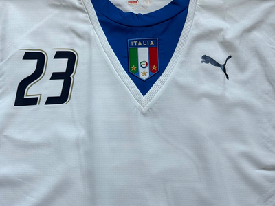 2006 Italy Away Jersey #23 Materazzi 2XL PUMA World Cup Winner NEW