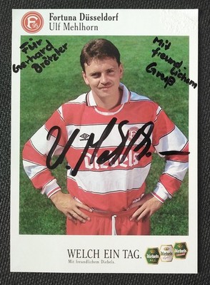 14090 Ulf Mehlhorn Fortuna Düsseldorf 1995/96 Autogrammkarte original signiert