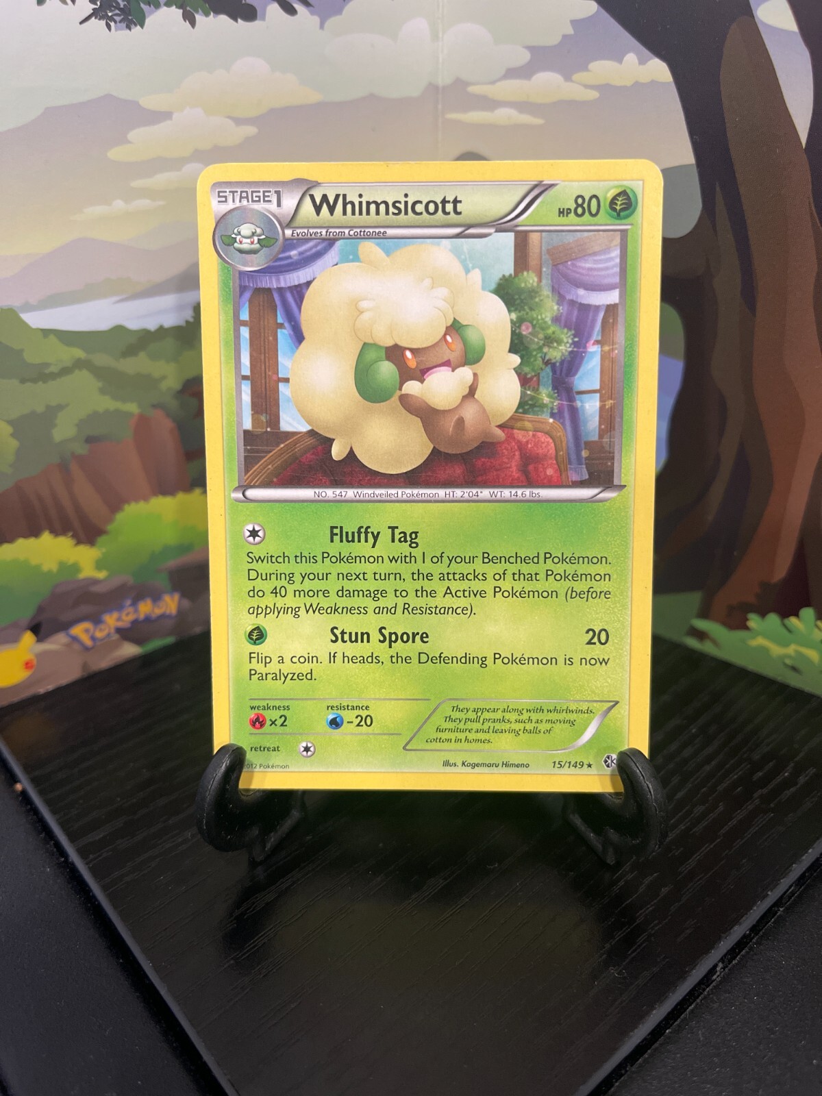 Whimsicott 15/149 - Boundaries Crossed - Rare - Pokemon Card TCG - LP