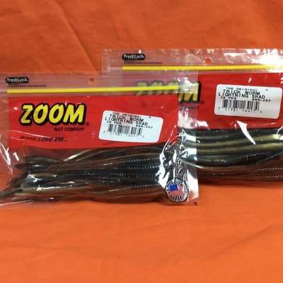 #006-364 Lavender Shad 20cnt 2 PCKS ZOOM 6.5/" Trick Worm