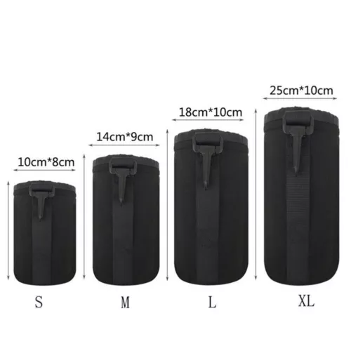 2x Neopren Wasserdicht Weiche DSLR Spiegelreflexkamera Objektiv Tasche Etui Schutzhülle - Bild 2 von 21