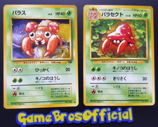 Paras No. 046 + Parasect No. 047 - Pokemon TCG Jungle Japanese - EXC/NM