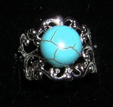 Filegraner Ring versilbert verstellbar von Gr...