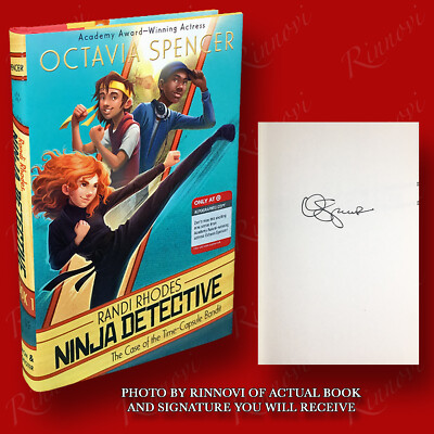 Randi Rhodes Ninja Detective SIGNED Octavia Spencer (2013,HC,1st/1st) BRAND NEW
