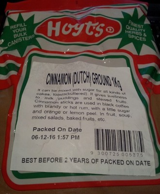 Dutch Ground Cinnamon Powder by Hoyts 1kg Post for sale online