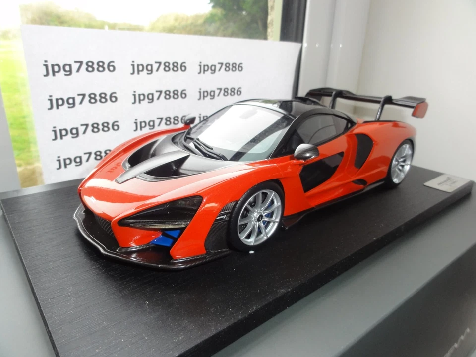 F1 MINICHAMPS TSM AYRTON SENNA MCLAREN MIRA ORANGE - 1/18 . - Image 4 of 4