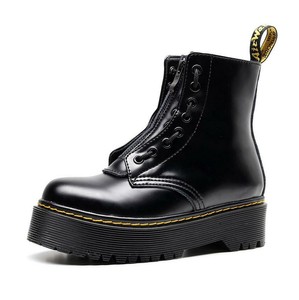 chunky platform biker boots