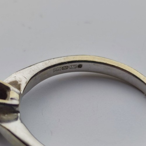 9ct White Gold Diamond Ring 0.25ct Total Weight Diamonds UK ring Size K 1/2 - Picture 8 of 12