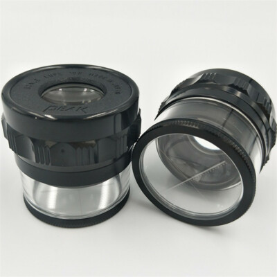 Original PEAK 10X 15X 20X 30X Scale Loupe Portable Magnifier With