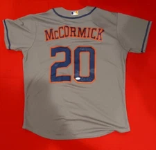 Chas McCormick Houston Astros MLB Baseball Autographed Signed Custom Jersey JSA