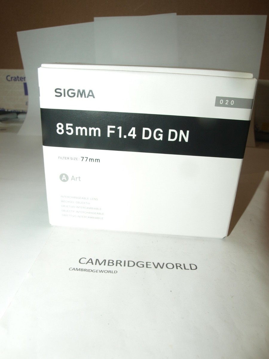 Sigma Art 85mm F/1.4 DG HSM Telephoto Lens for Canon EF for sale