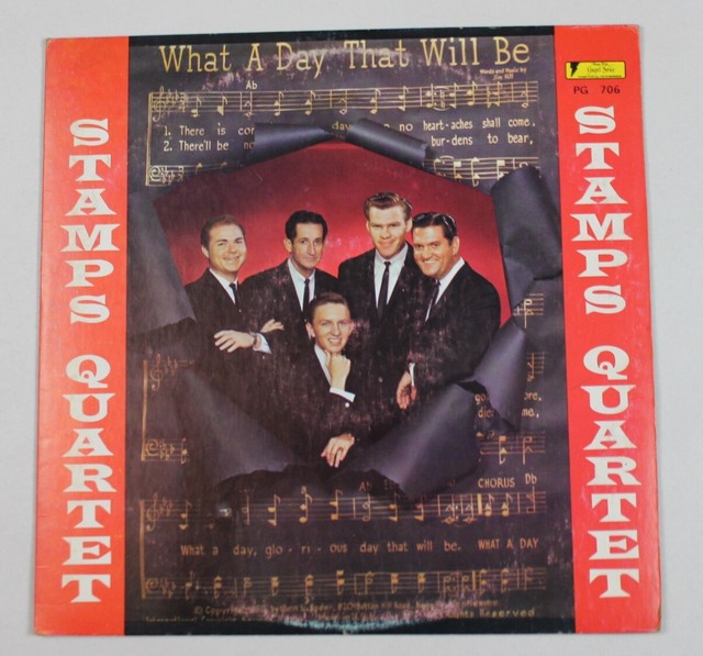 The Stamps Quartet What A Day That Will Be (LP, Album) Gospel, rare