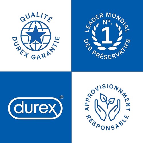 DUREX - PRESERVATIFS LUBRIFIÉS LOVE - FACILE & RAPIDE A METTRE - PAR 6 - Picture 3 of 3