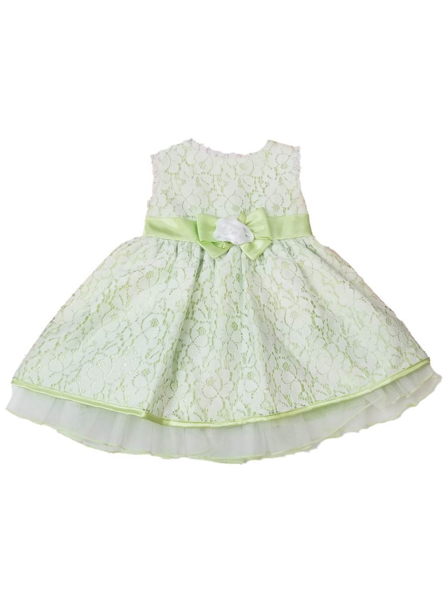 George Infant Baby Girls Mint Green Lace Easter Spring Holiday Party Dress George Infant Baby Girls Mint Green Lace Easter Spring Holiday Party Dress