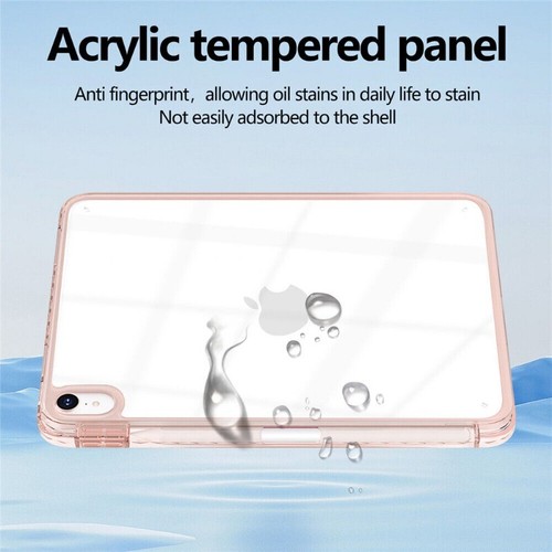 For iPad 7/8/9/10/11th Gen Air Pro 11 13" Heavy Duty Shockproof Clear Case Cover - Picture 35 of 62