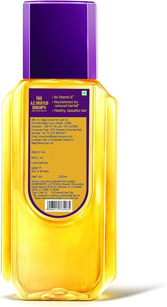 Bajaj Consumer Care Ltd Bajaj Corp Limited Bajaj Almond Drops Hair