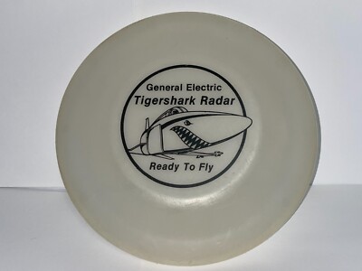 Vintage 80s General Electric F-20 Northrop Tigershark Radar Flying Disc Promo