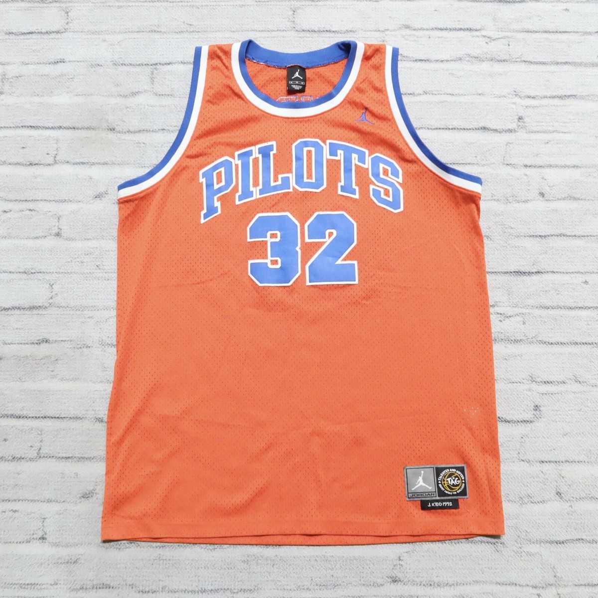 Vintage Jason Kidd Pilots High School Basketball Jersey