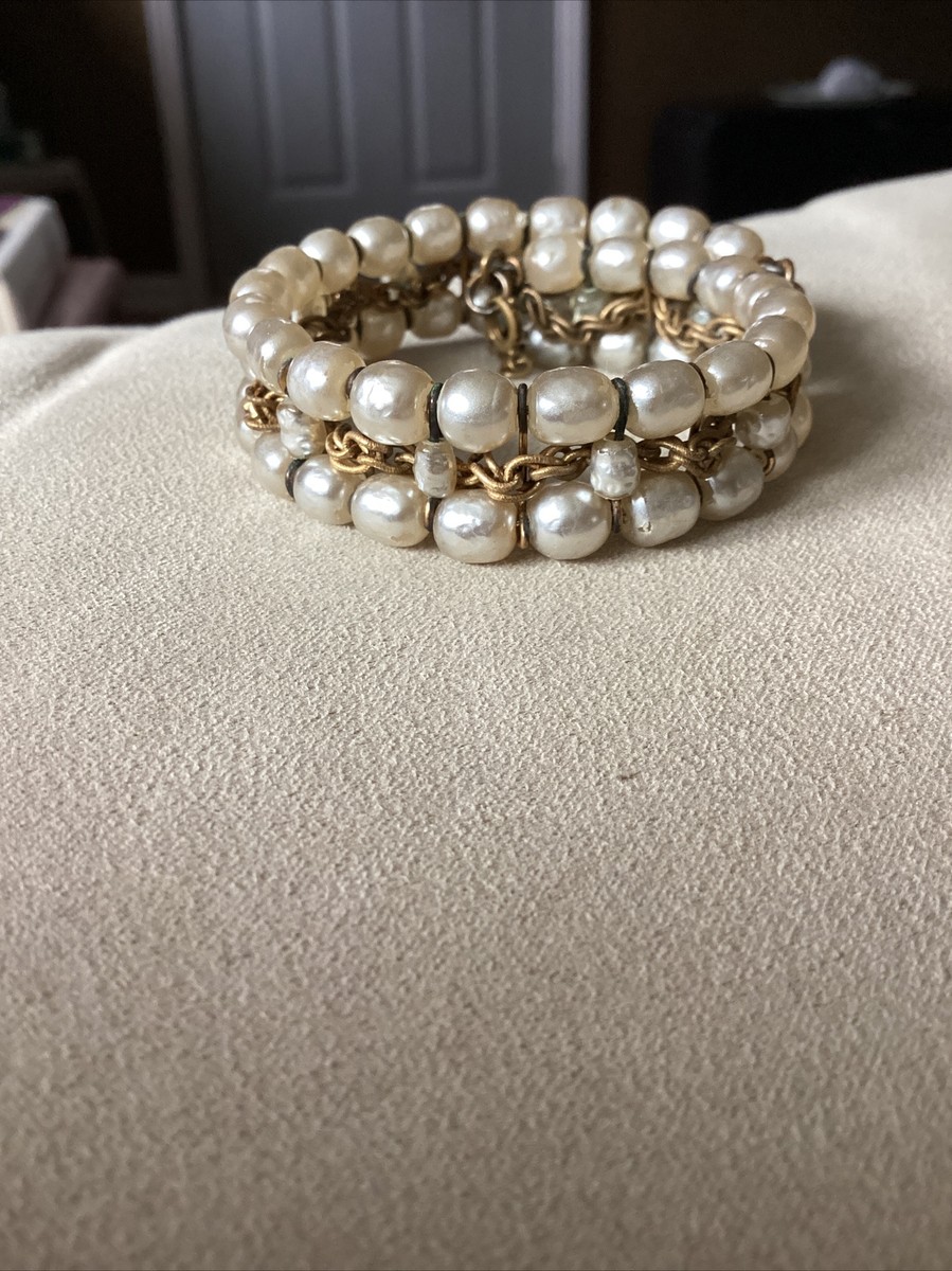 Baroque Pearls Michael Hill Pearl Bracelet Vintage Miriam Haskell