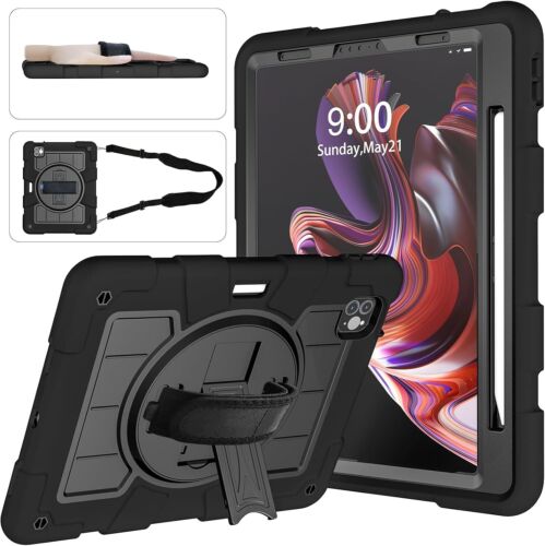 New iPad (A16) 11th/10th Gen 10.9"2022 Heavy Duty Stand Case With Pencil Holder - Picture 4 of 44