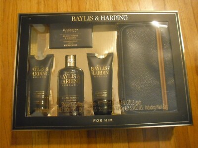 New ! Baylis & Harding - Black Pepper & Ginseng for Him  Nice Gift 