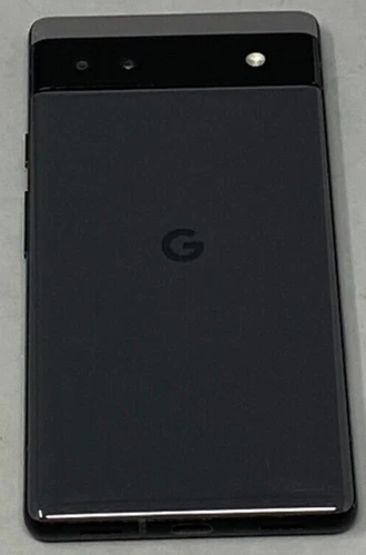 Google Pixel 6A GX7AS 128GB Charcoal Android Unlocked Smartphone - Fair