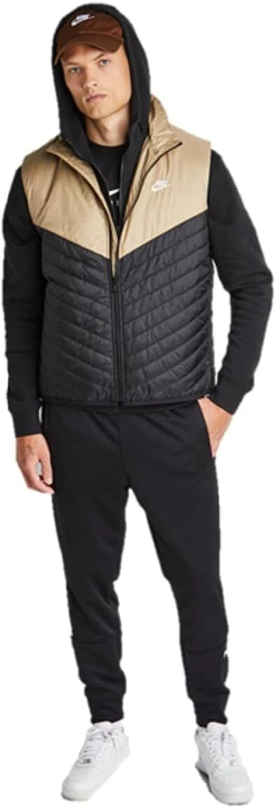 NIKE Windrunner Black PrimaLoft Thermoplume insulation Storm-FIT Vest Jacket Men